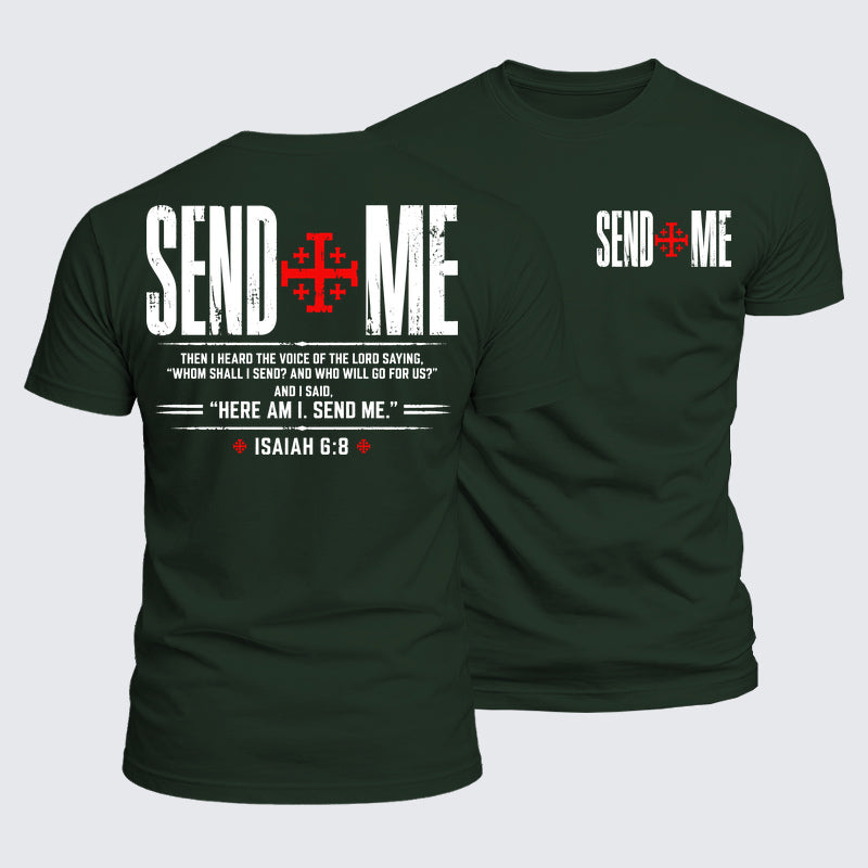 Luxe Mercerized Cotton Tee - Send Me Isaiah 6:8