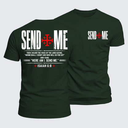 Luxe Mercerized Cotton Tee - Send Me Isaiah 6:8