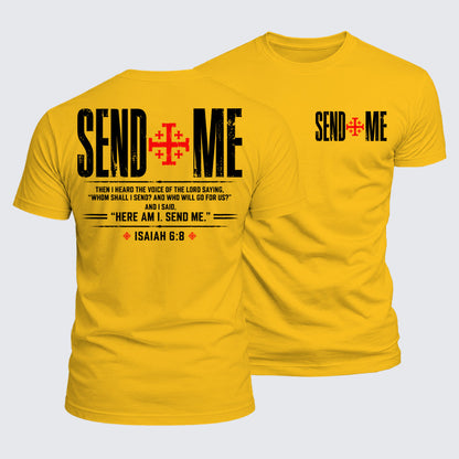 Luxe Mercerized Cotton Tee - Send Me Isaiah 6:8