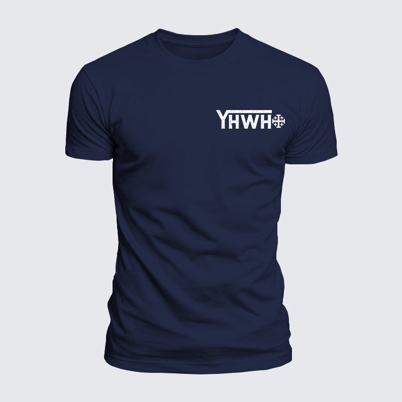 Luxe Mercerized Cotton Tee - YHWH Cross