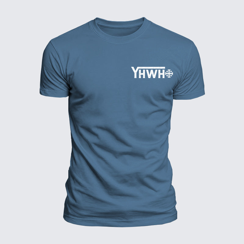 Luxe Mercerized Cotton Tee - YHWH Cross