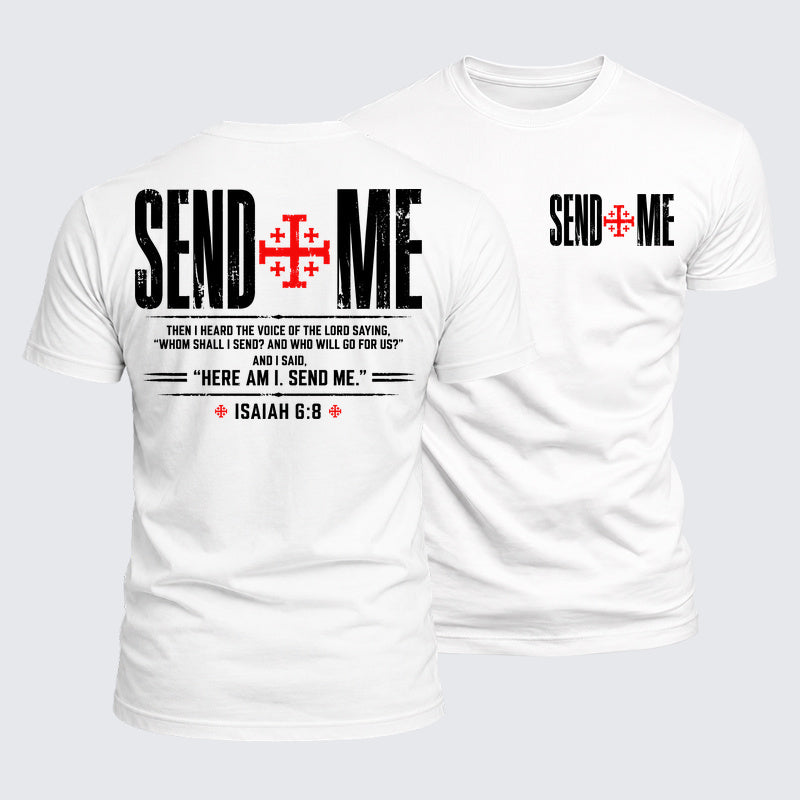Luxe Mercerized Cotton Tee - Send Me Isaiah 6:8