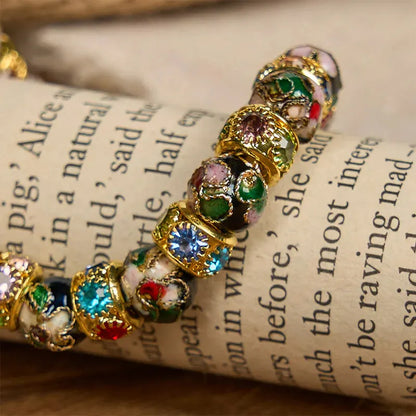 Handcrafted Cloisonné Beads Timeless Faith Bracelet A Testament of Christ's Presence