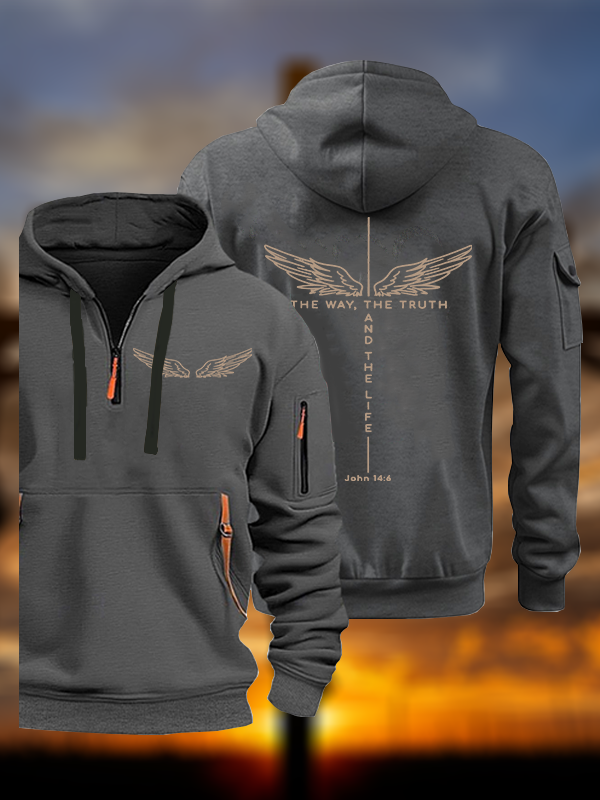 The Way The Truth The Life Jesus God Christian Zipper Hoodies