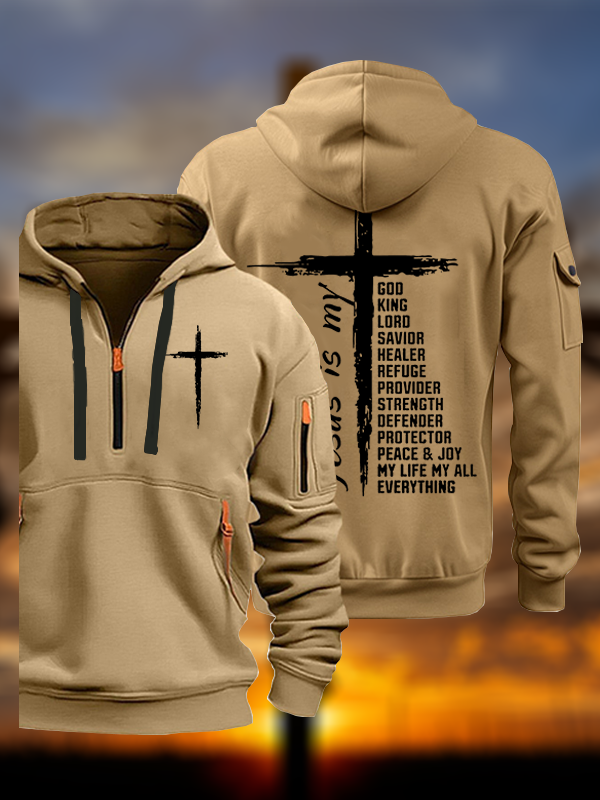 My Everything Jesus God Christian Zipper Hoodies