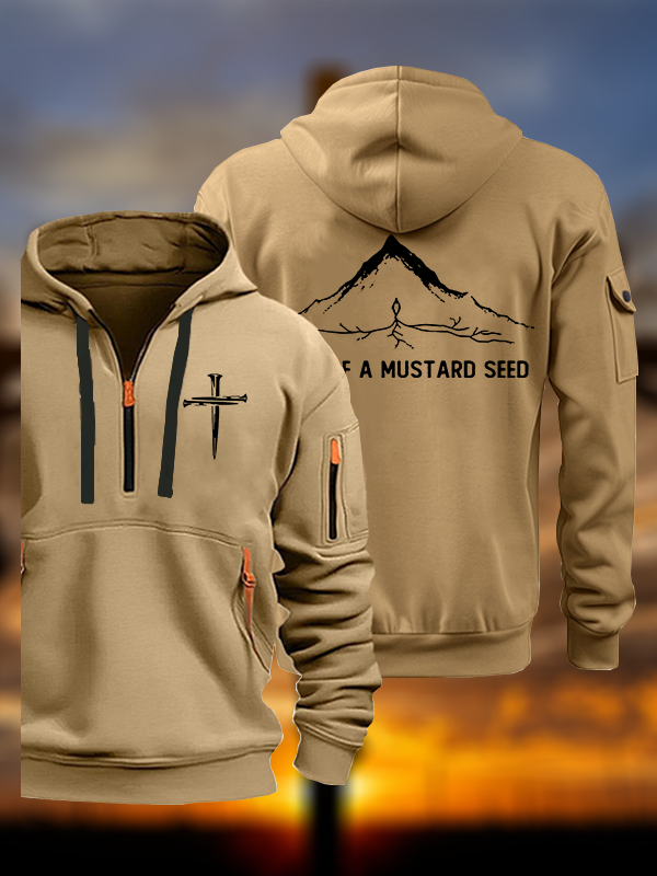 Faith Of A Mustard Seed Jesus God Christian Zipper Hoodies
