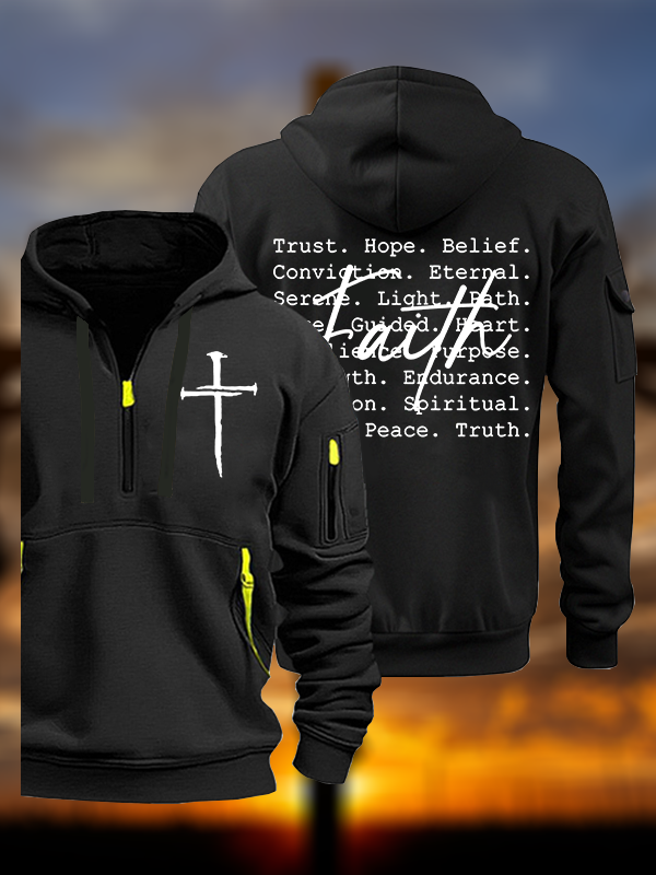 Faith Jesus God Christian Zipper Hoodies