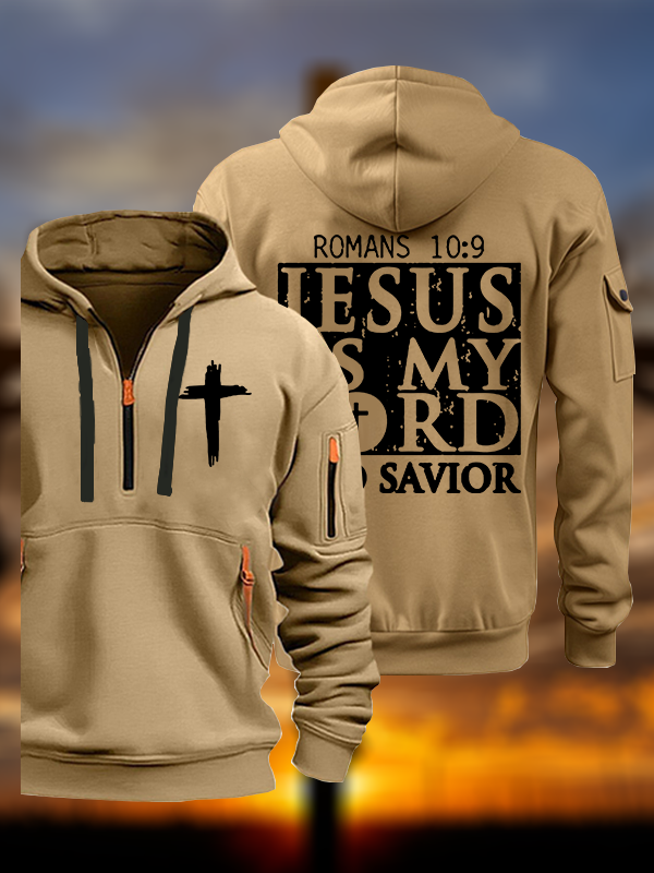 Jesus Is My Lord and Savior Jesus God Christian Zipper Hoodies