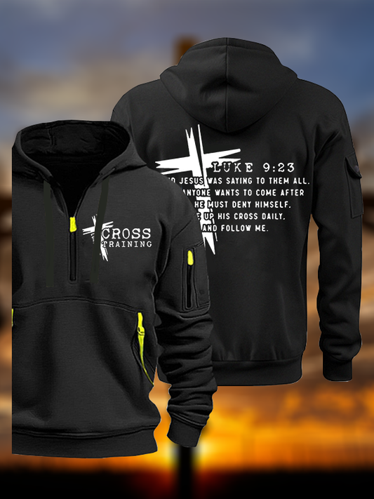 Cross Training Jesus God Christian Zipper Hoodies