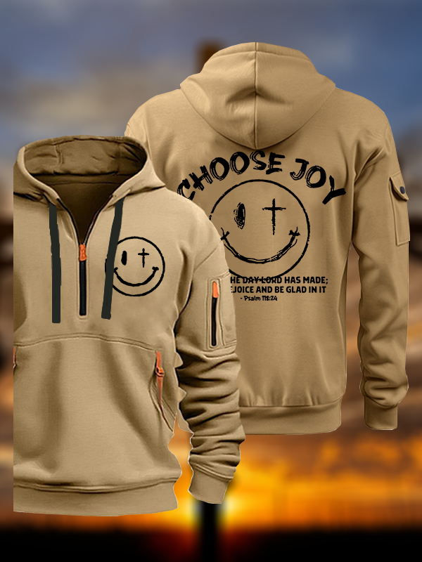 Choose Joy Jesus God Christian Zipper Hoodies