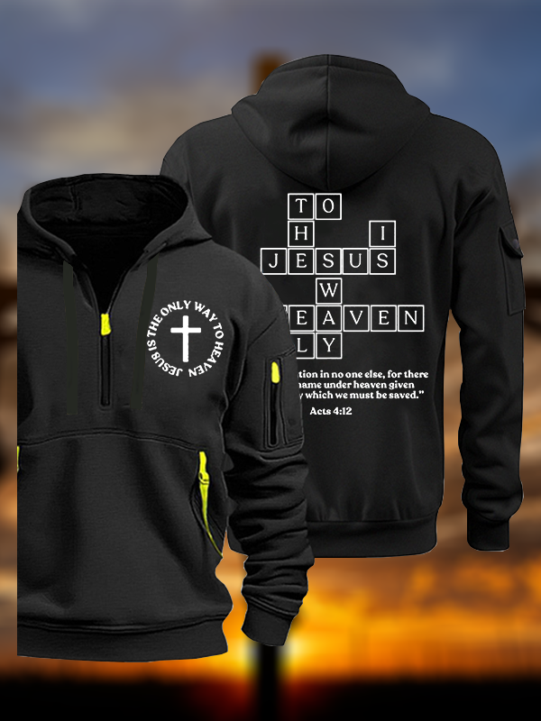 Jesus Is The Only Way To Heaven Jesus God Christian Zipper Hoodies