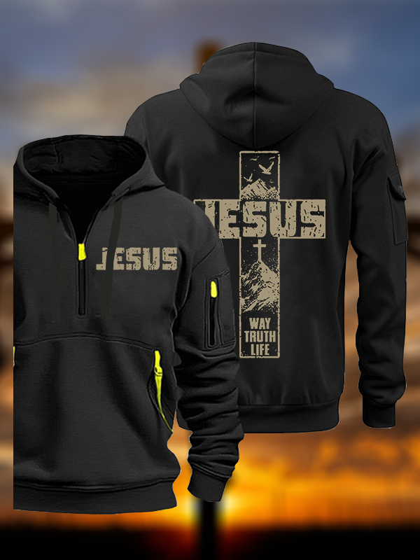 The Way, The Truth, The Life Jesus God Christian Zipper Hoodies