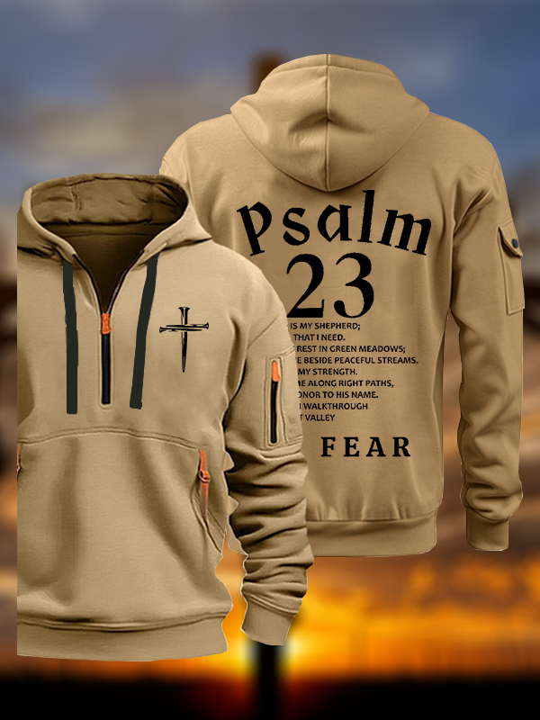 Psalm 23 Jesus God Christian Zipper Hoodies