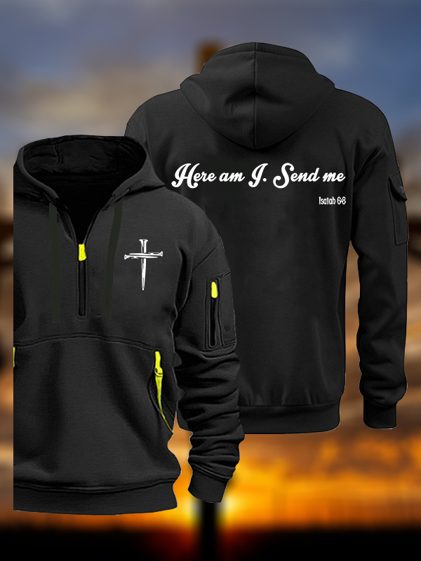 Isaiah 6:8 Jesus God Christian Zipper Hoodies