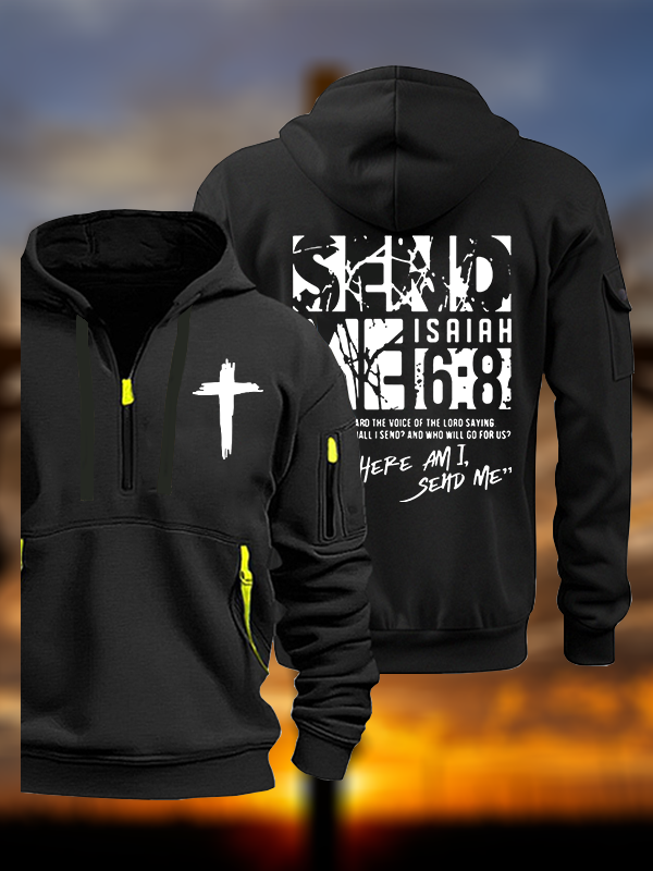 Send Me Isaiah 6:8 Jesus God Christian Zipper Hoodies