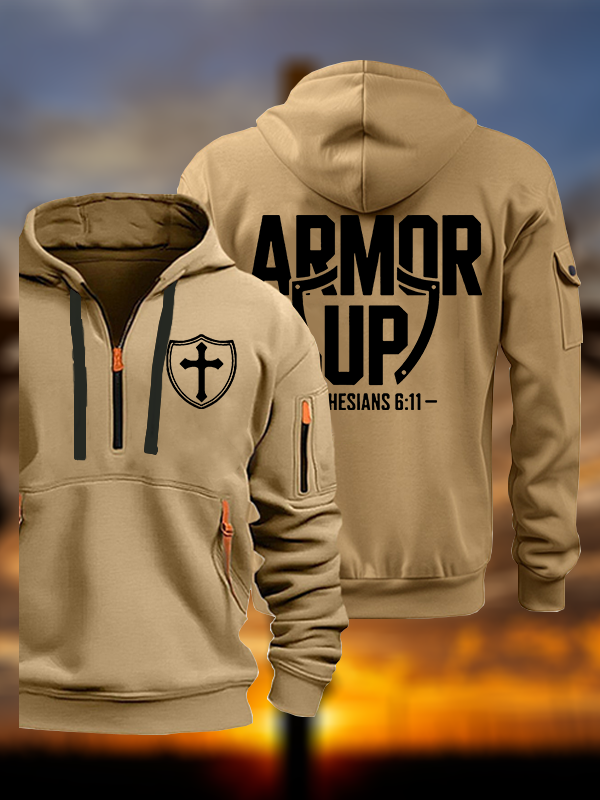 Armor Up Jesus God Christian Zipper Hoodies