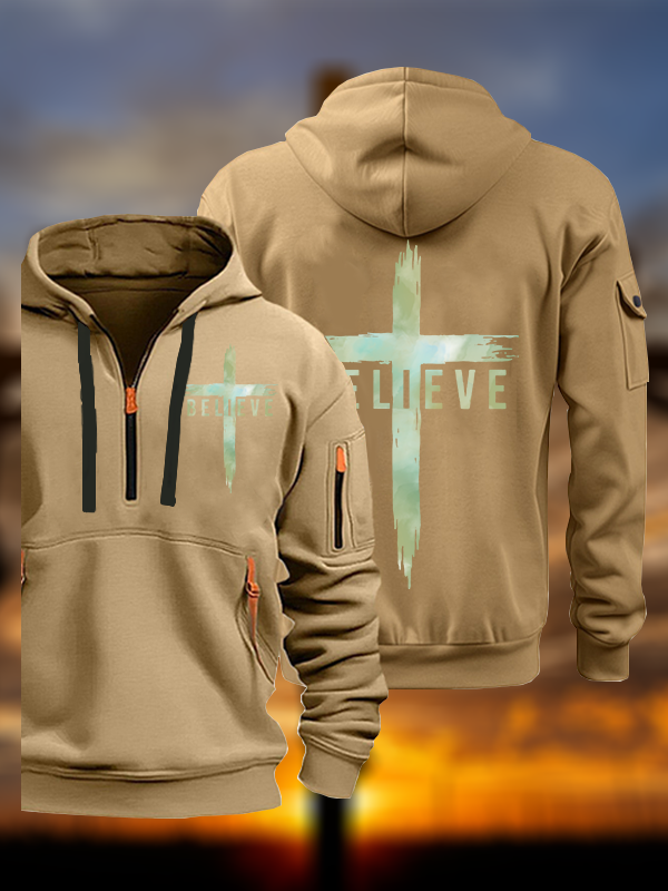 Believe Jesus God Christian Zipper Hoodies