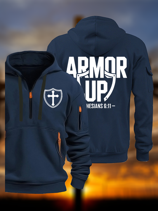 Armor Up Jesus God Christian Zipper Hoodies