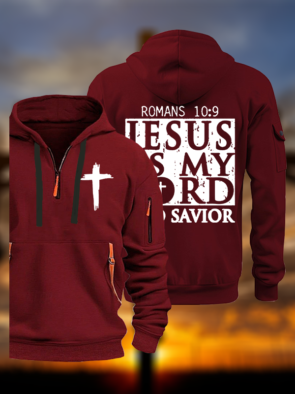 Jesus Is My Lord and Savior Jesus God Christian Zipper Hoodies