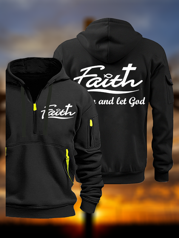 Let Go And Let God Jesus God Christian Zipper Hoodies