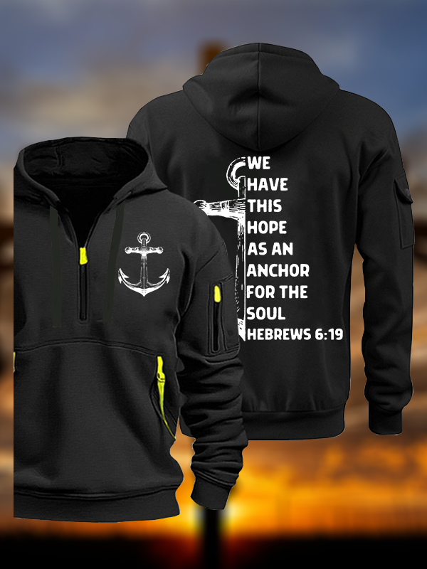 Hope As Anchor Jesus God Christian Zipper Hoodies
