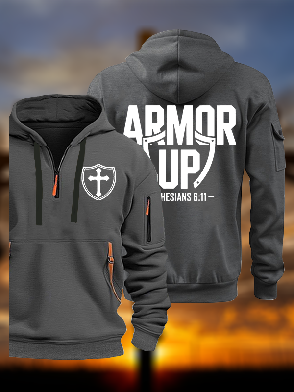 Armor Up Jesus God Christian Zipper Hoodies