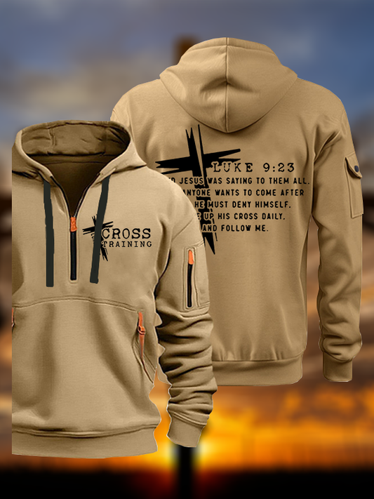 Cross Training Jesus God Christian Zipper Hoodies