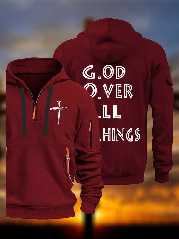 GOAT Jesus God Christian Zipper Hoodies