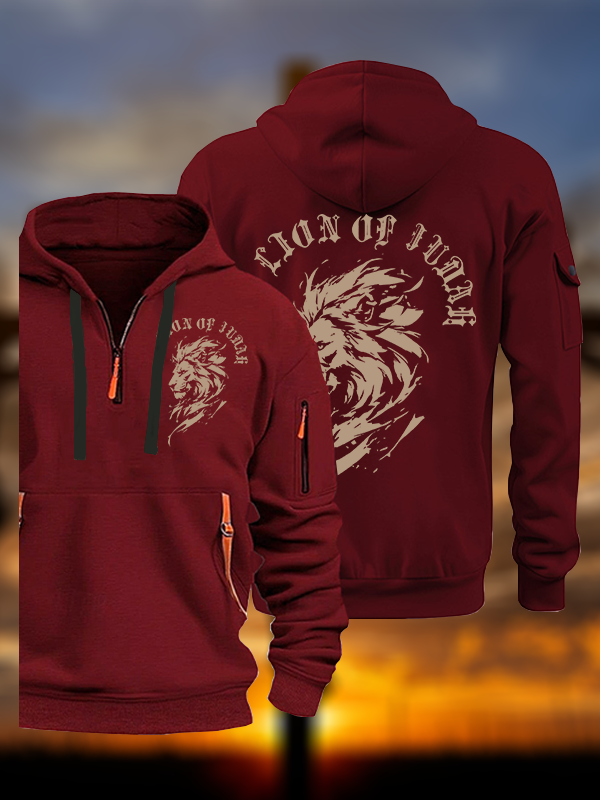 Lion Of Judah Jesus God Christian Zipper Hoodies