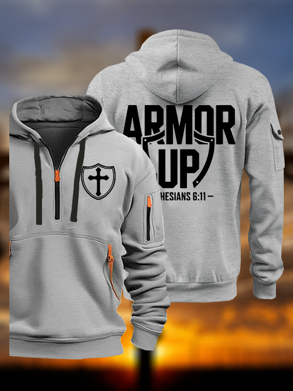 Armor Up Jesus God Christian Zipper Hoodies