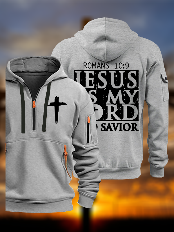 Jesus Is My Lord and Savior Jesus God Christian Zipper Hoodies