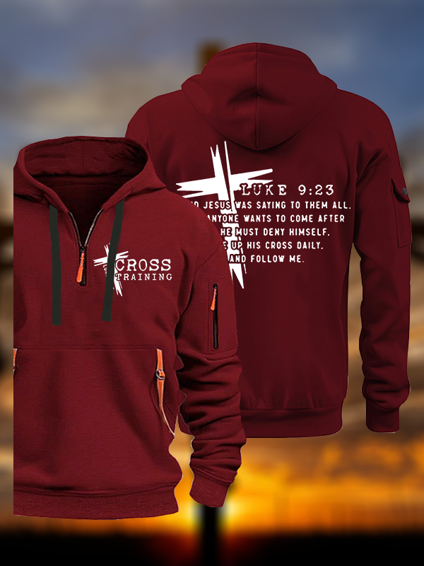 Cross Training Jesus God Christian Zipper Hoodies