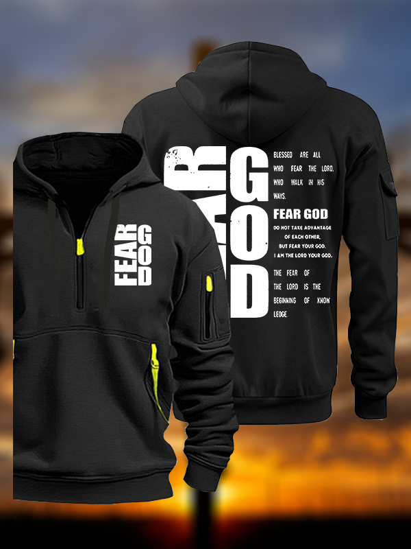 Fear God Jesus God Christian Zipper Hoodies