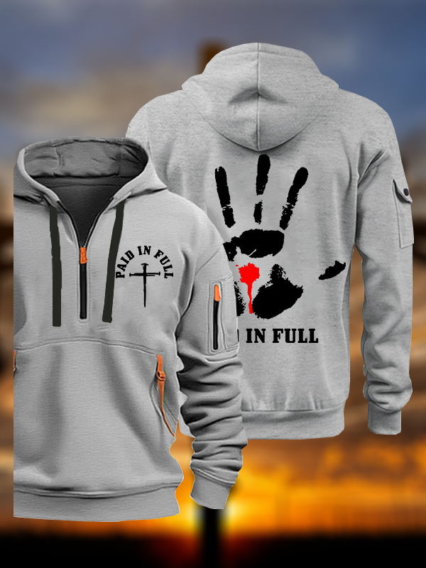 Paid In Full Jesus God Christian Zipper Hoodies