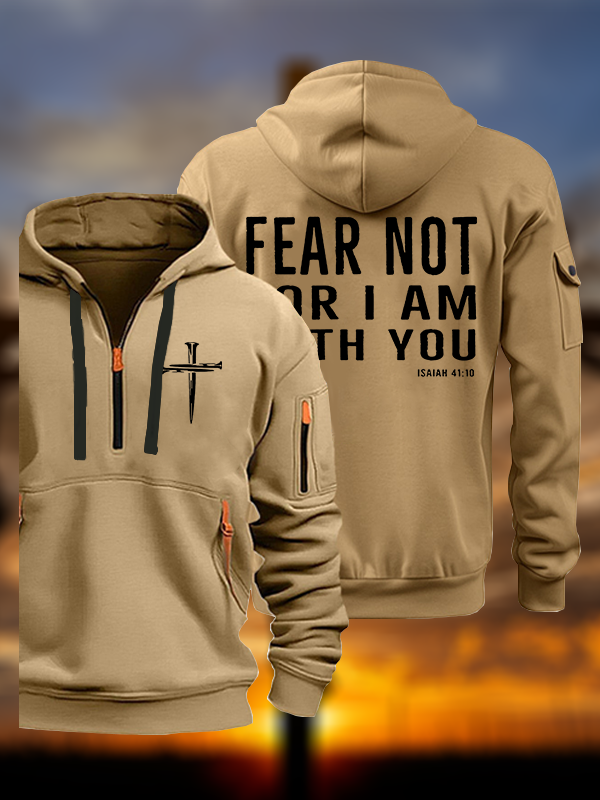 Fear Not  Jesus God Christian Zipper Hoodies