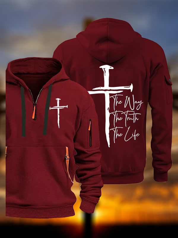 Jesus The Way The Truth The Life Jesus God Christian Zipper Hoodies