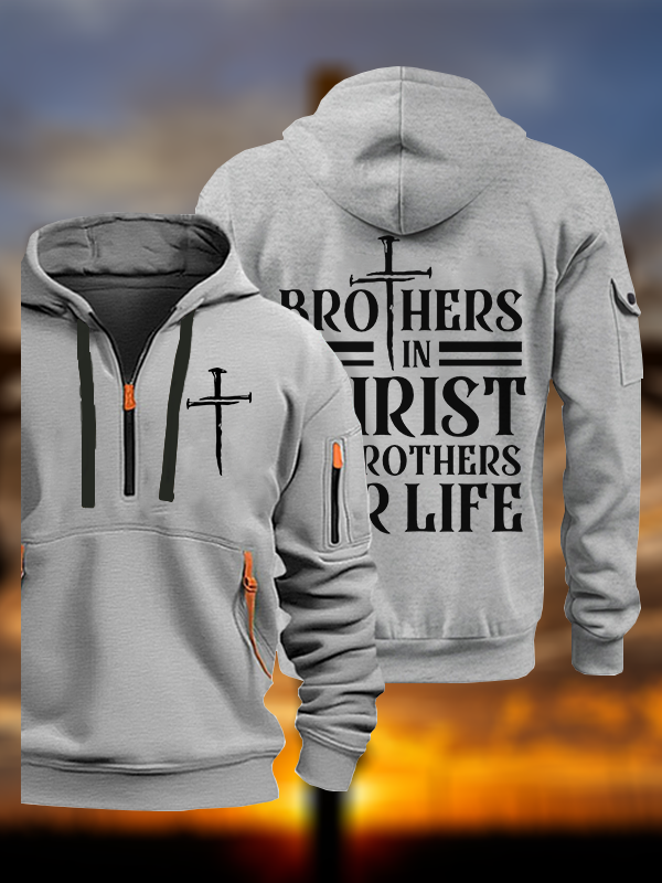 Brothers In Christ Jesus God Christian Zipper Hoodies
