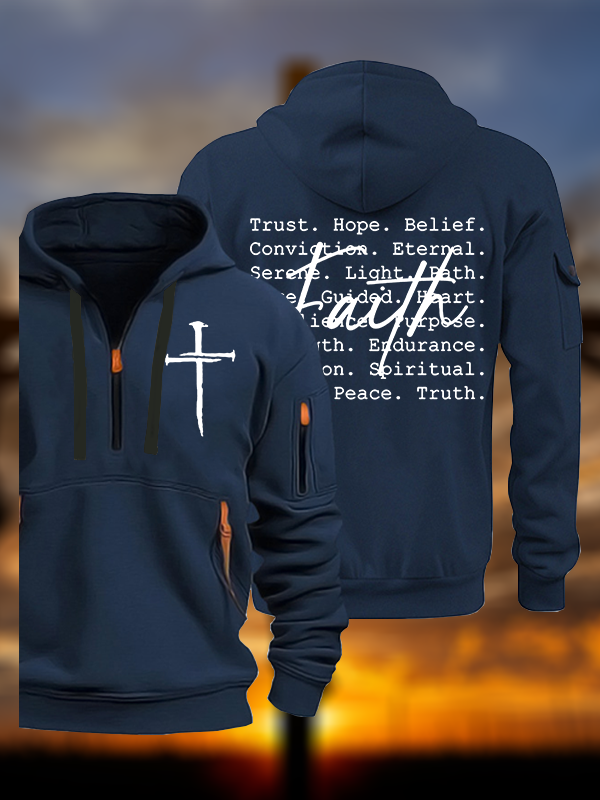 Faith Jesus God Christian Zipper Hoodies