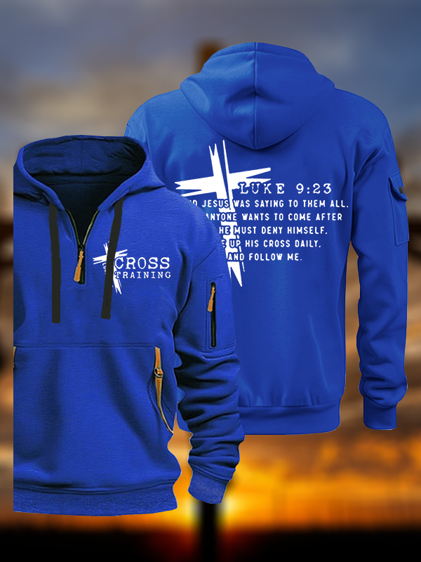 Cross Training Jesus God Christian Zipper Hoodies