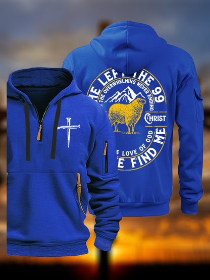 He Left The 99 Jesus God Christian Zipper Hoodies