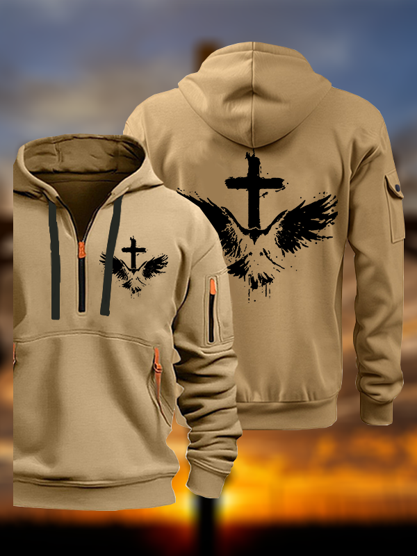 The Jesus Eagle  Jesus God Christian Zipper Hoodies
