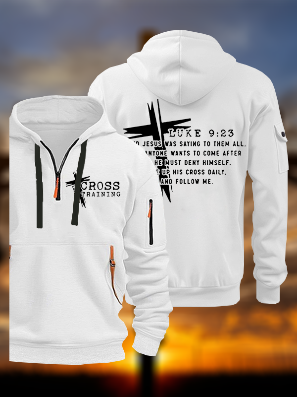 Cross Training Jesus God Christian Zipper Hoodies