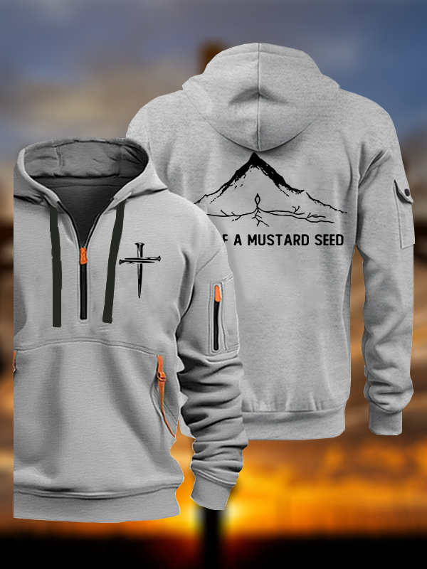 Faith Of A Mustard Seed Jesus God Christian Zipper Hoodies