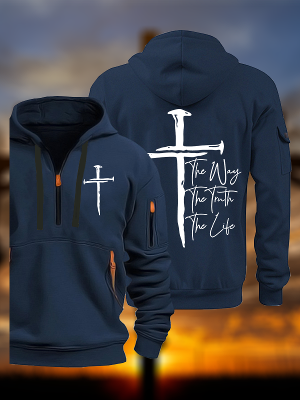 Jesus The Way The Truth The Life Jesus God Christian Zipper Hoodies