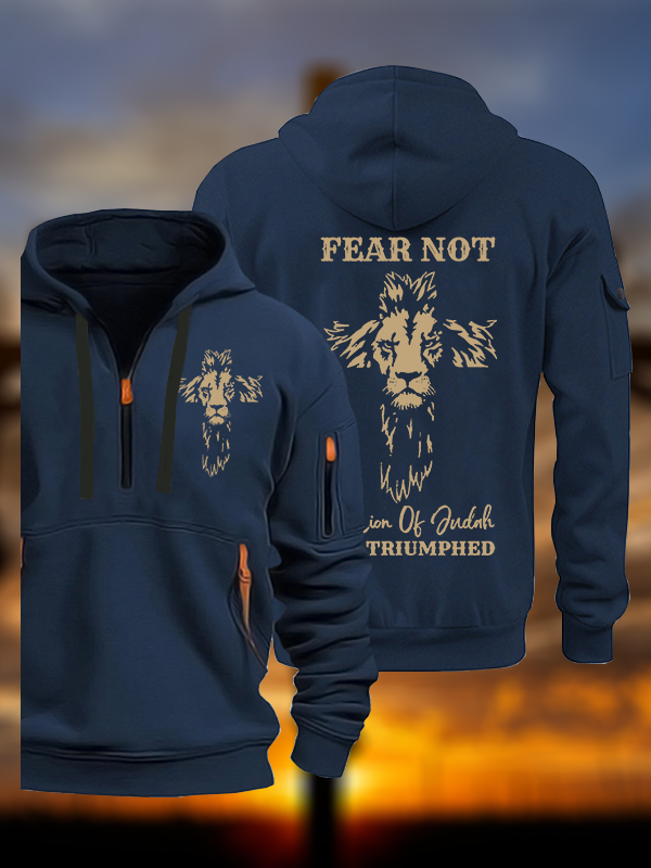 Fear Not  Jesus God Christian Zipper Hoodies