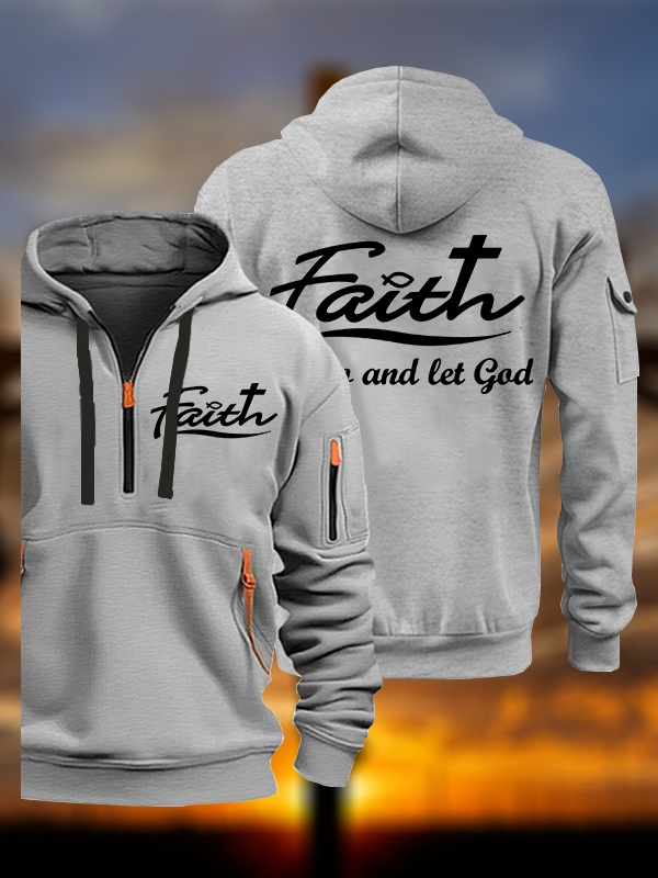 Let Go And Let God Jesus God Christian Zipper Hoodies