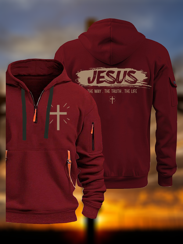 Jesus The Way The Truth The Life Jesus God Christian Zipper Hoodies