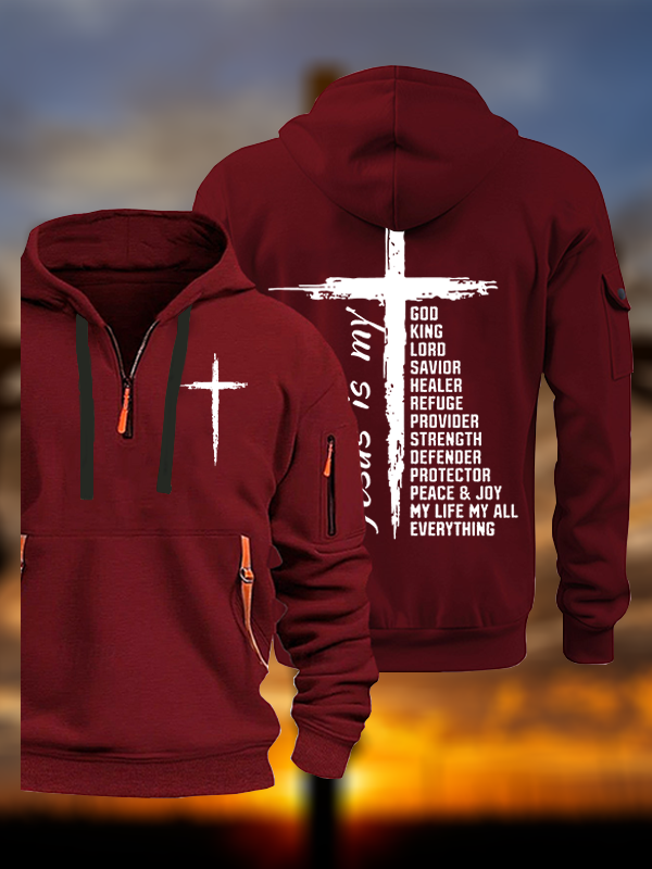 My Everything Jesus God Christian Zipper Hoodies