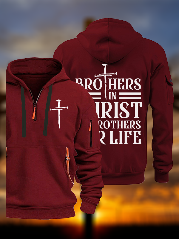 Brothers In Christ Jesus God Christian Zipper Hoodies