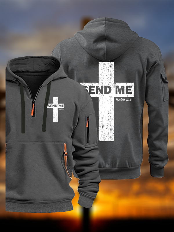 Send Me Isaiah 6:8 Jesus God Christian Zipper Hoodies